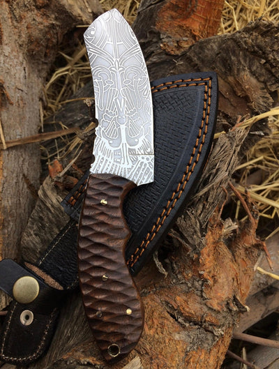 Premium D2 Steel Custom Engraved Hunting Knife - Korvel