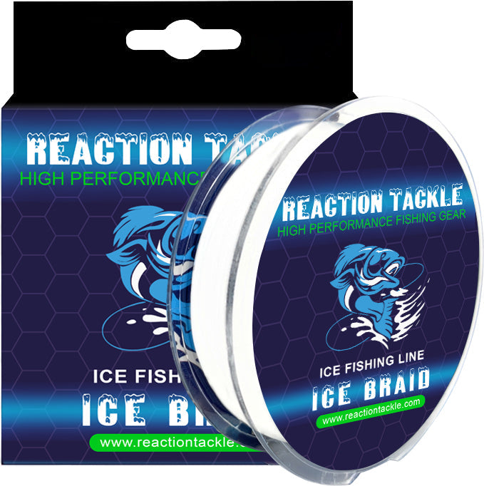 Línea trenzada para pesca en hielo Reaction Tackle - 8 hebras