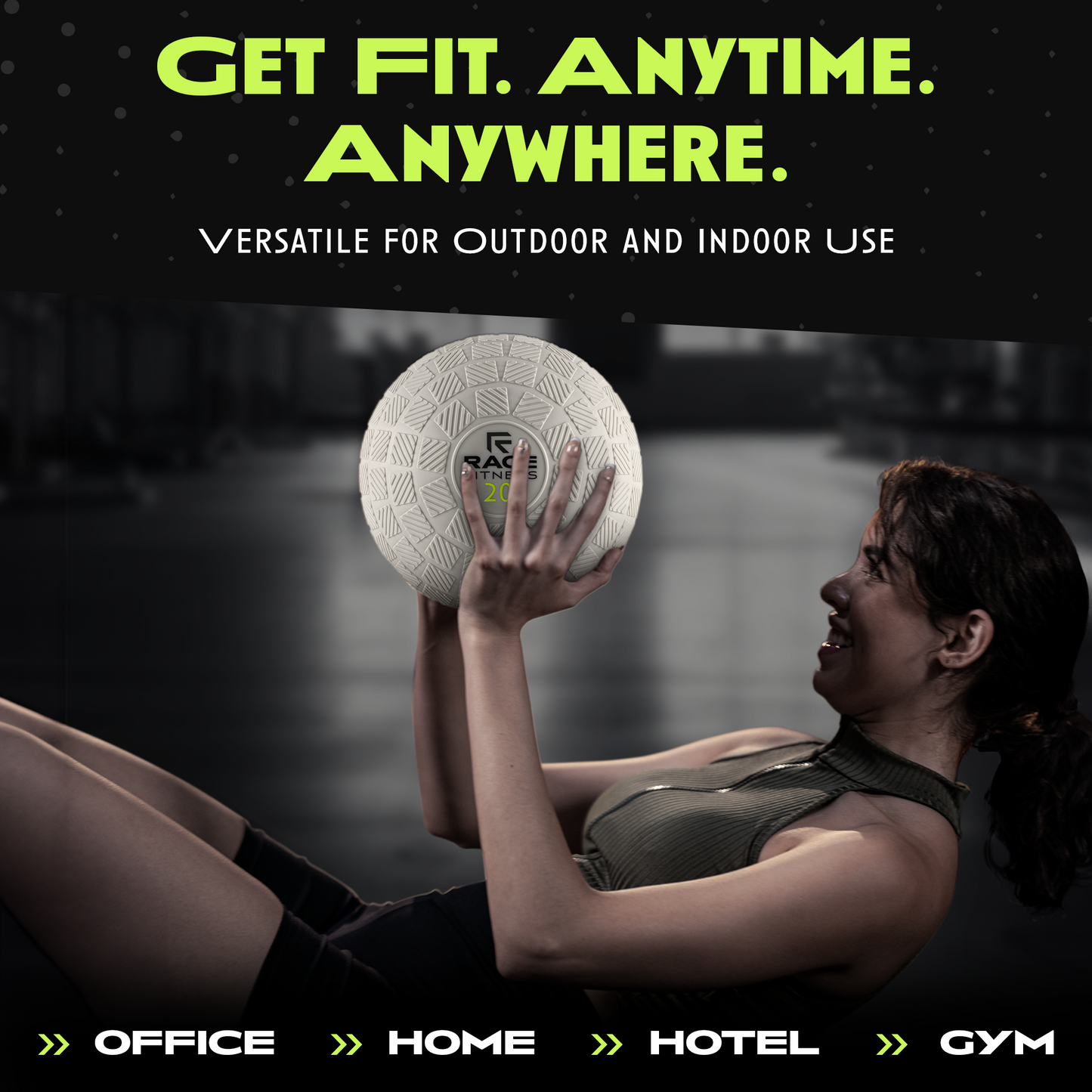 Rage Fitness Slam Ball - Ultimate Workout Companion - Korvel