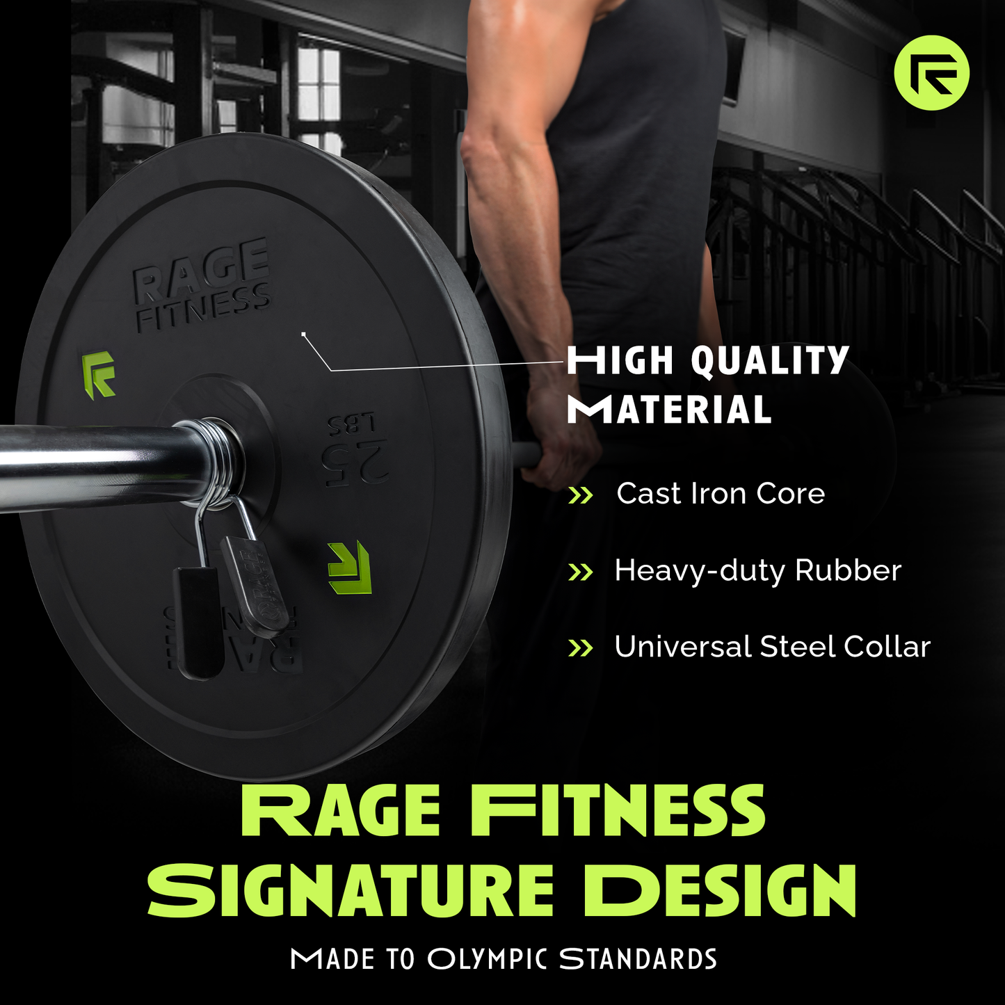 Premium Rubber Bumper Plates for Weightlifting - Korvel