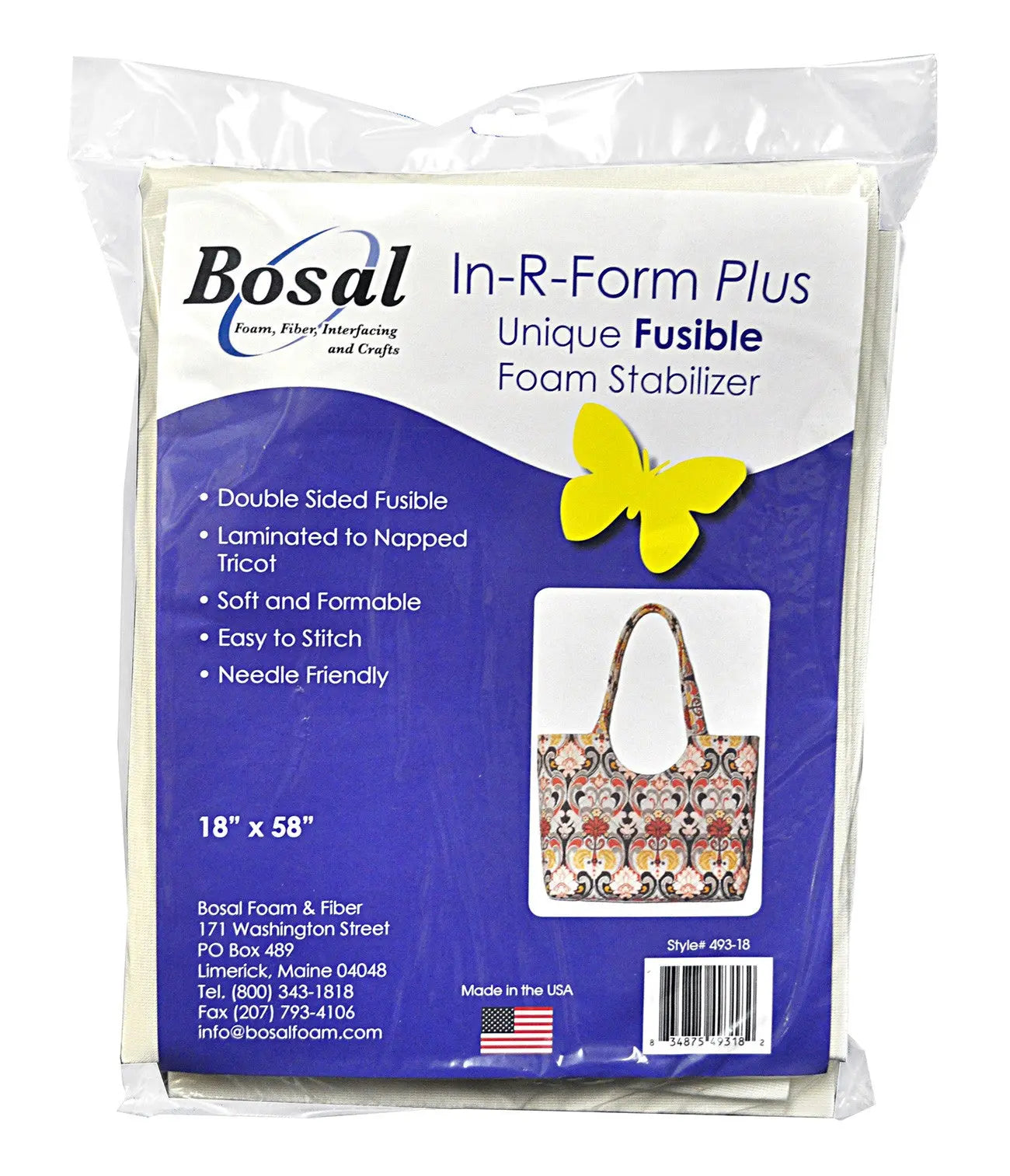 In-R-Form Plus estabilizador de espuma fusible de doble cara 18in x 58in