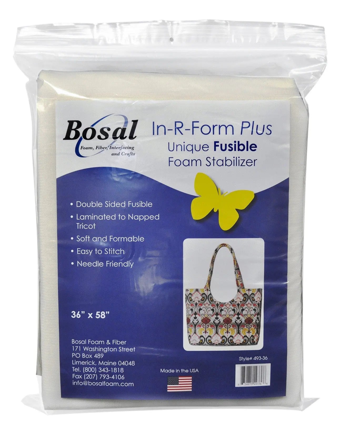 In-R-Form Plus Stabilisateur en Mousse Fusible Double Face 36in x 58in