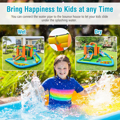 Parque Acuático Inflable Premium con Pasamanos Mejorados