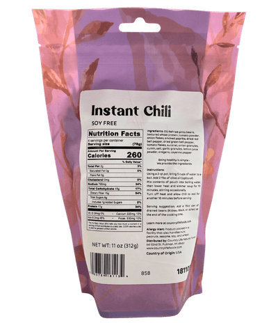 Savory Instant Chili - Soy-Free Delight - Korvel