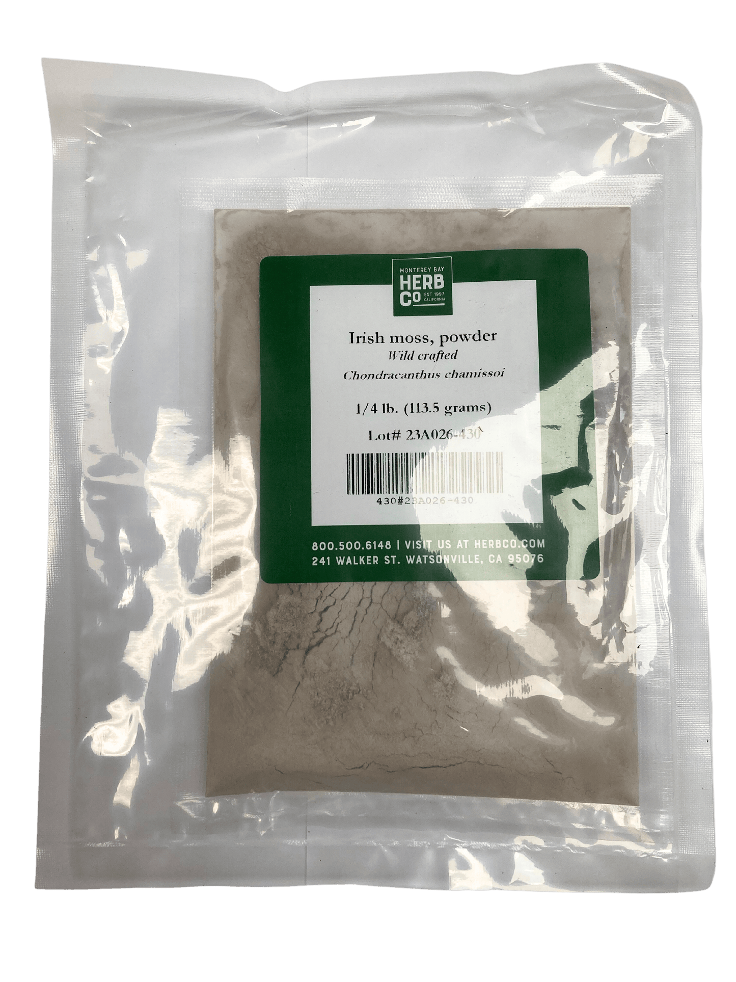Premium Irish Moss Powder - Nutrient-Rich Superfood - Korvel