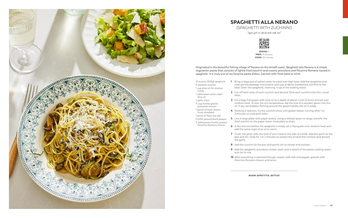 Italian/American Culinary Adventure: A QCP Cookbook - Korvel