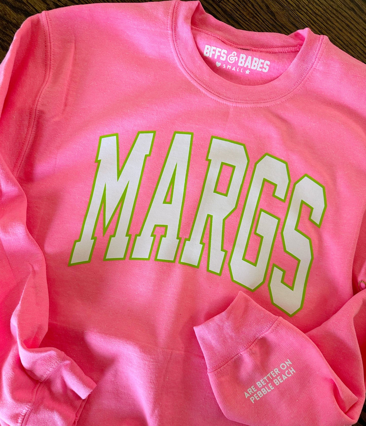 Sweatshirt MARGS avec poignet personnalisable