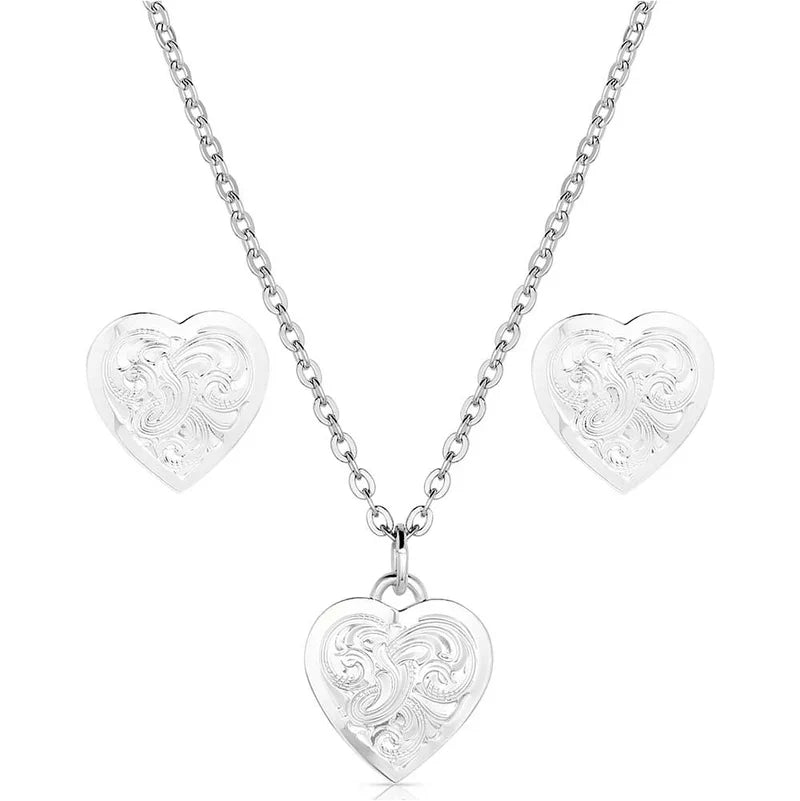 Timeless Elegance Heart Jewelry Set - Korvel