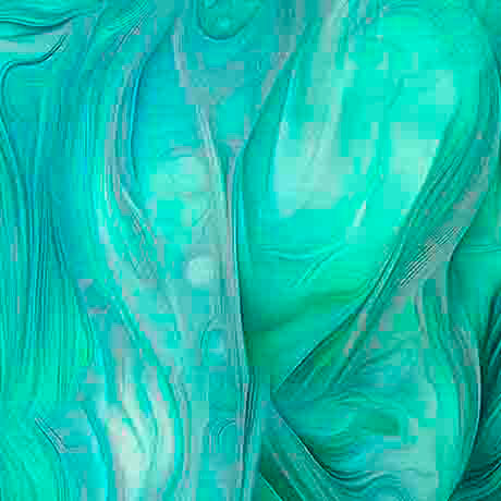 Jade Horizons Ombre Wave Cotton Fabric - 44"/45" Per Yard