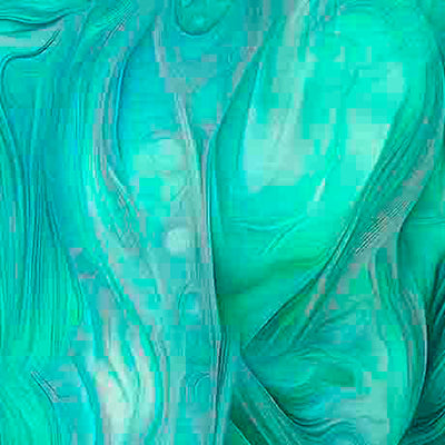 Tela de algodón Jade Horizons Ombre Wave - 44"/45" por yarda