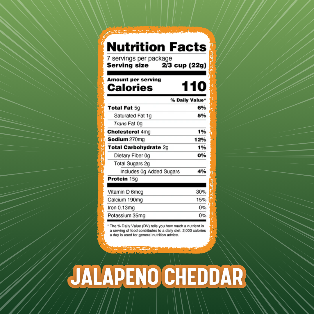 Jalapeño Cheddar Protein Puffs – 15 g Protein, Spicy Cheesy Crunch - Korvel