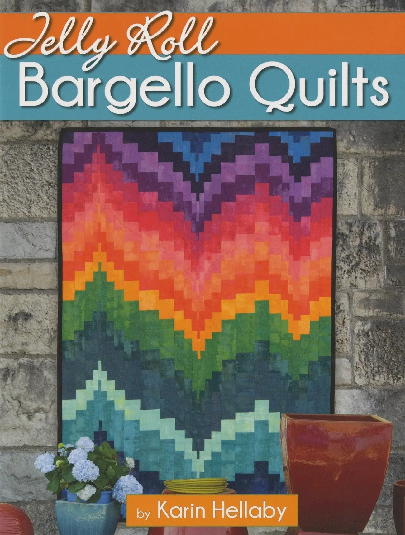 Colchas Bargello de Jelly Roll por Karin Hellaby