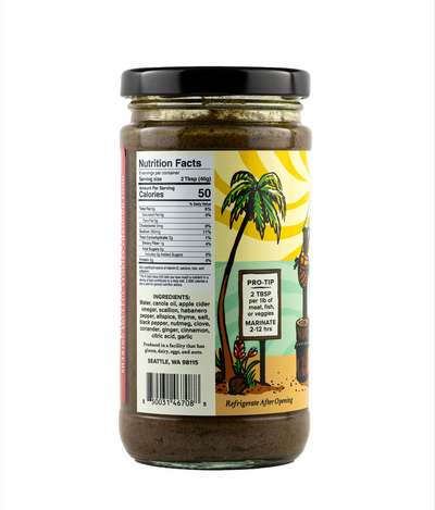 Authentic Caribbean Jerk Marinade – 11 oz - Korvel