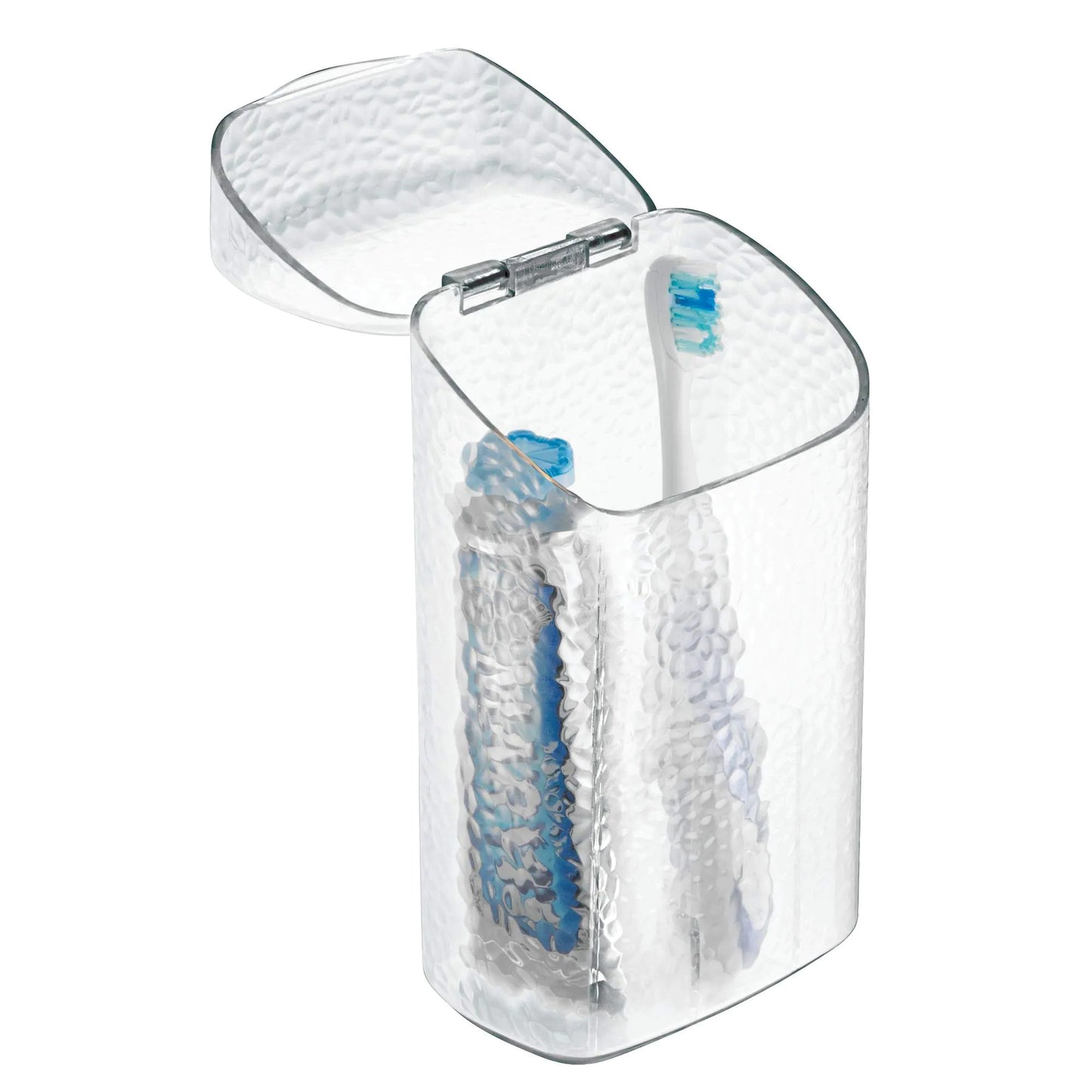 Support de brosse à dents iDesign Rain - Organisateur de salle de bain transparent