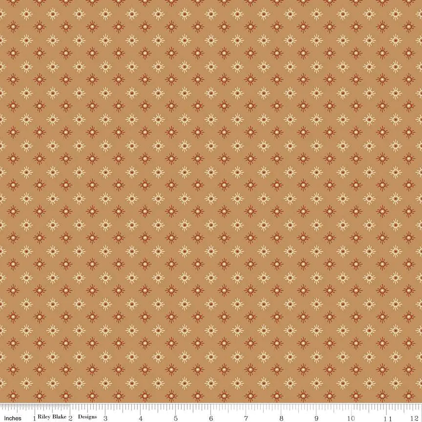 Tissu Sun Tan John Wayne American West - 43"/44" par yard