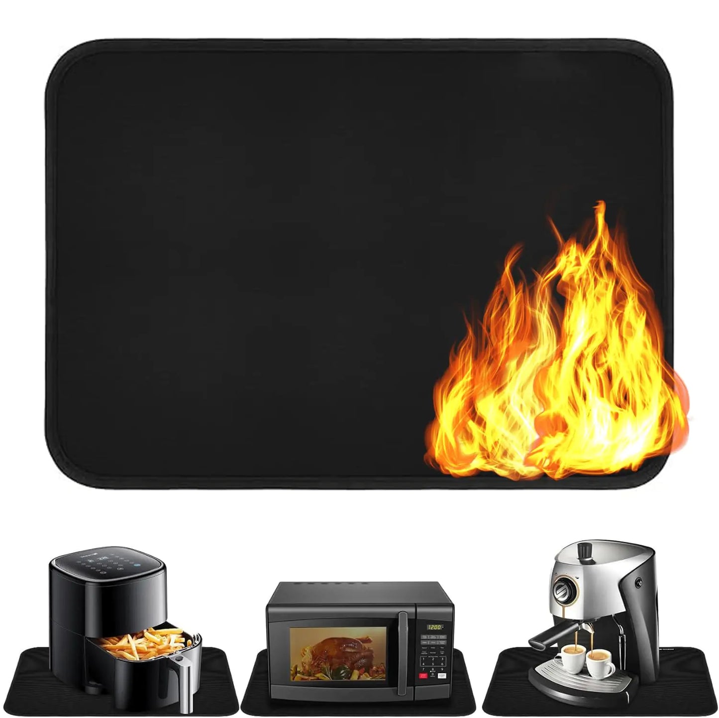 Alfombrilla de Silicona Resistente al Calor Premium para Freidoras de Aire y Uso en Cocina