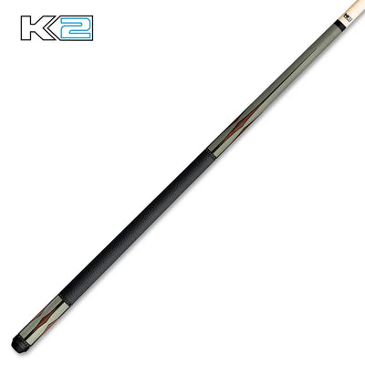 K2 Matte Grey Cue with Floating Cocobolo Inlay