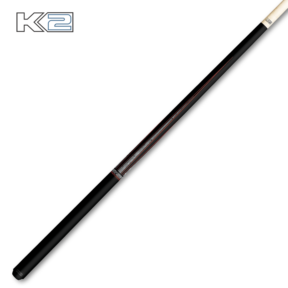 KODA K2 Cue Stick with Vibrant Stripes and Sleek Grey Finish