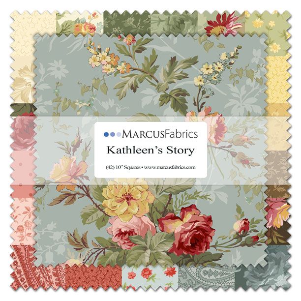 La Historia de Kathleen - Cuadrados de Algodón de 10"