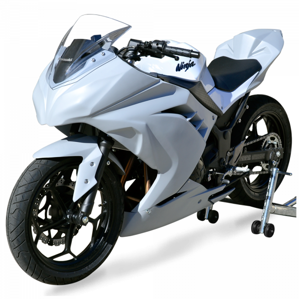 Premium Race Bodywork for Ninja 300 (2013-2017) - Primer Gray Finish - Korvel