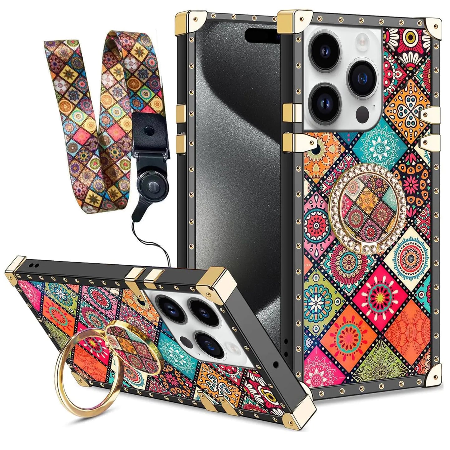 Funda Nancheng Mandala para iPhone 15 Pro Max