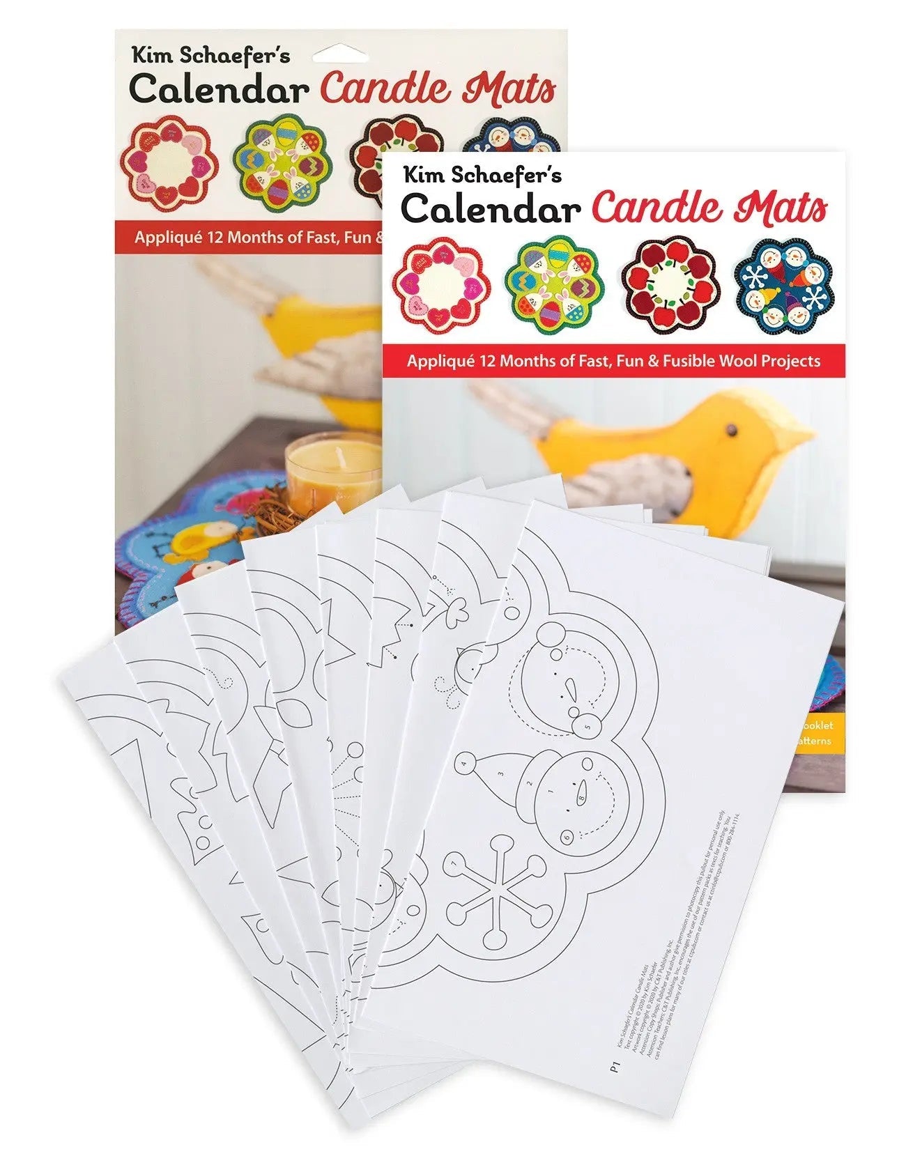 Kim Schaefer’s Calendar Candle Mats Pattern Pack