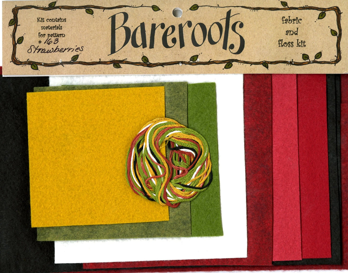 Strawberries Candle Mat Kit