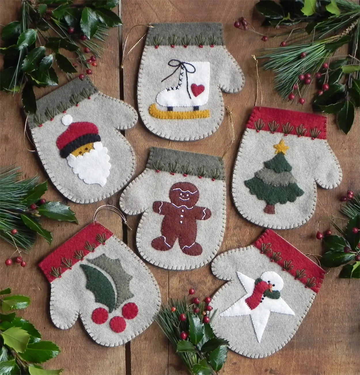 Warm Hands Mitten Ornament Kit