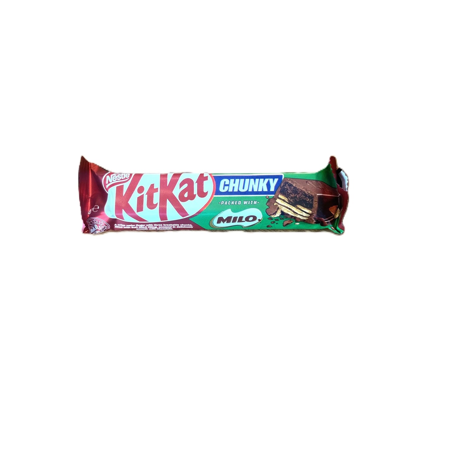 Barra de Chocolate KitKat Chunky Milo - Delicia de Wafer Única de Australia