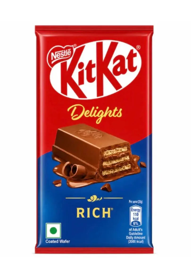 KitKat Delights Rich – Premium Chocolate Coated Wafer Bar