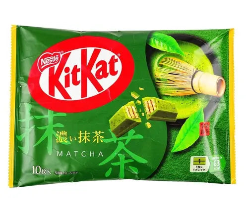 KitKat Matcha Green Tea Chocolate Bars – 10 Pack
