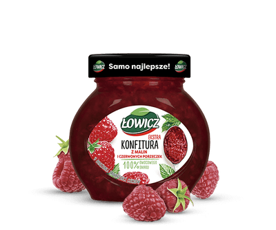 Lowicz Raspberry Red Currant Confiture 240g