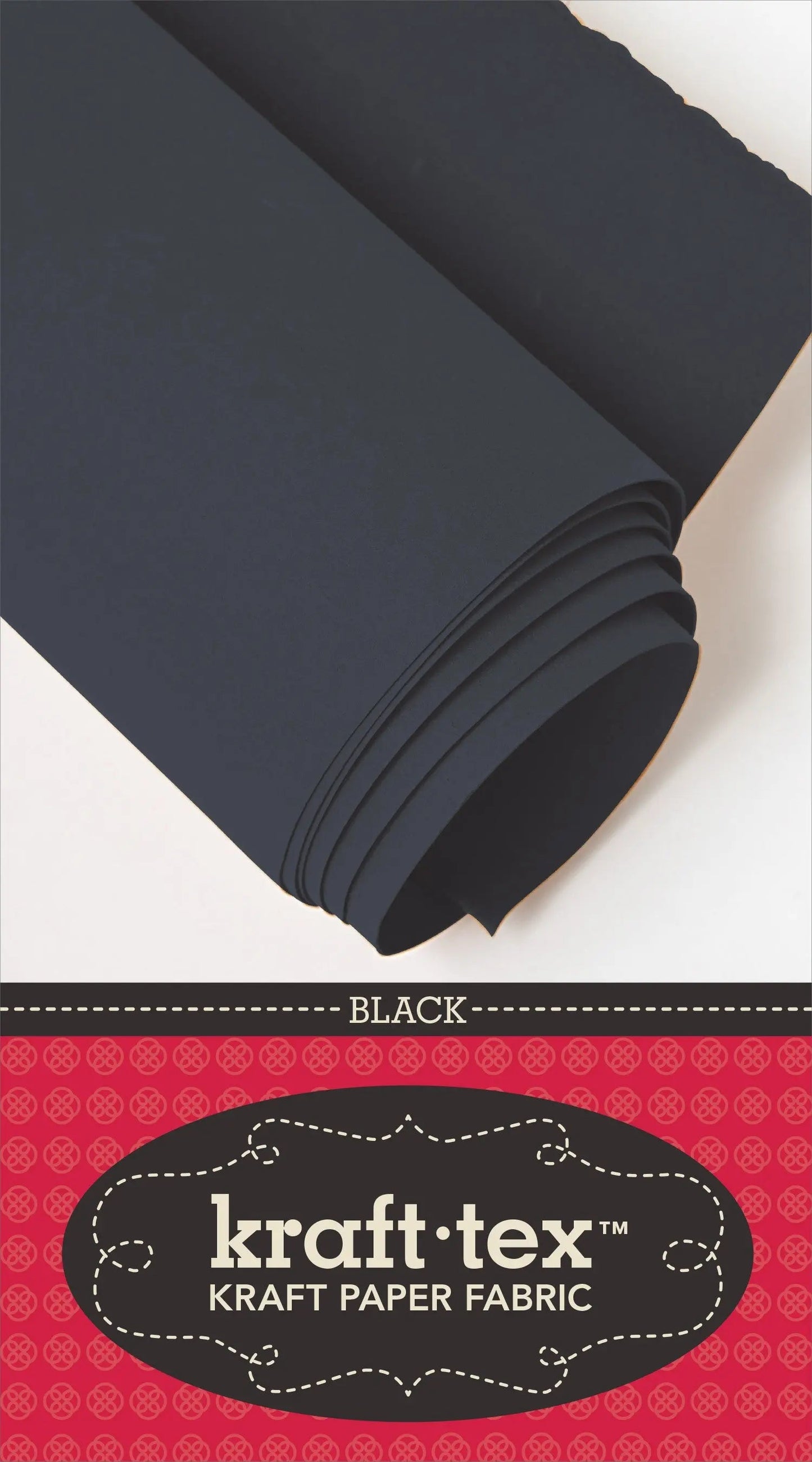Kraft-tex Roll Black - 19in x 1.5 Yard Roll