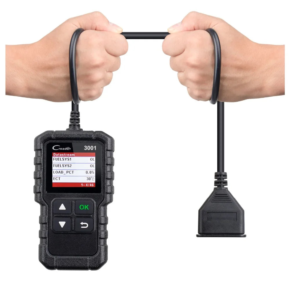 X431 Creader 3001 OBD2 Code Reader for Vehicle Diagnostics