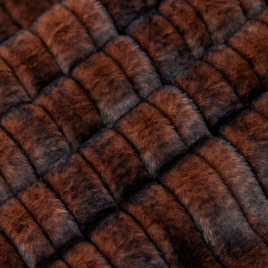 French Roast Luxe Cuddle Glazed Vienna Fabric per Yard
