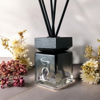 Leo Zodiac Crystal-Infused Reed Diffuser, Sunshower Essence, 100ml