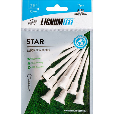 Lignum Star Golf Tees - Premium Performance