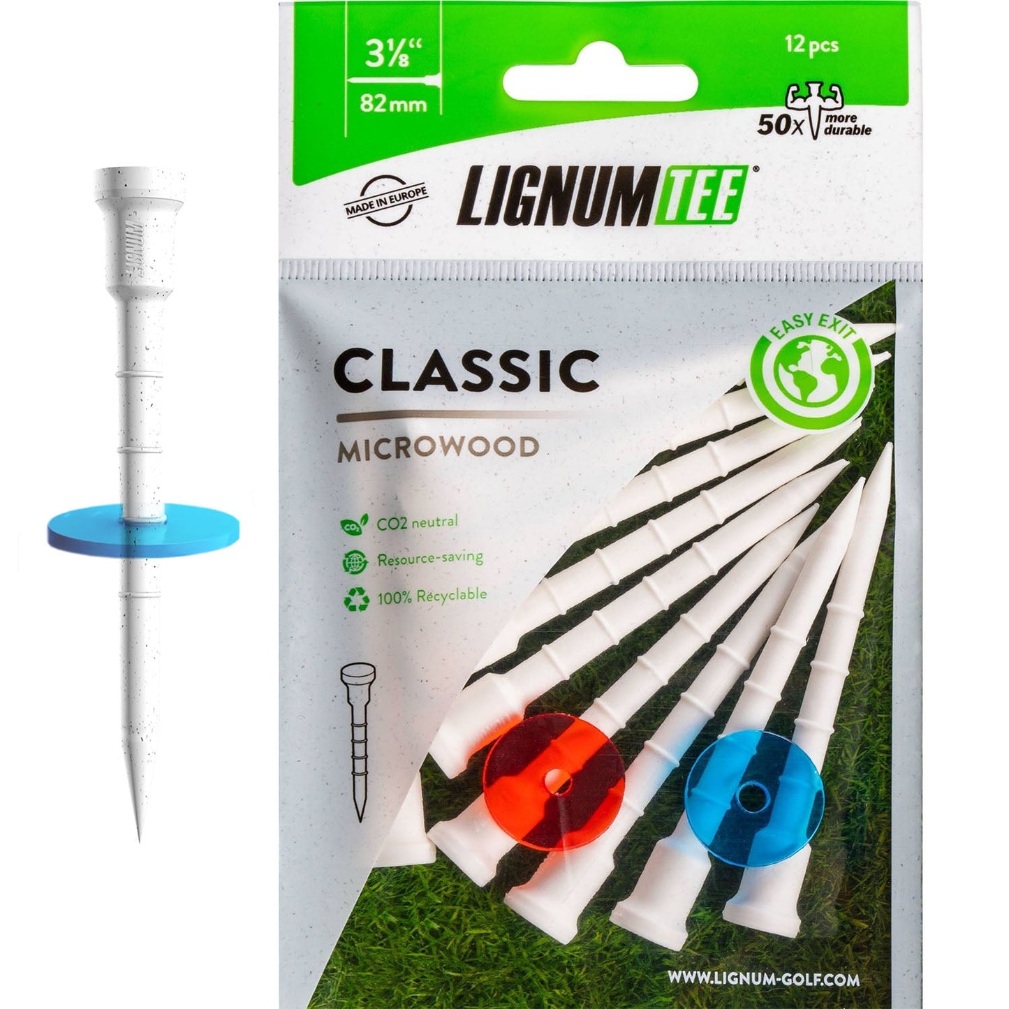 Lignum Classic Golf Tees - Korvel