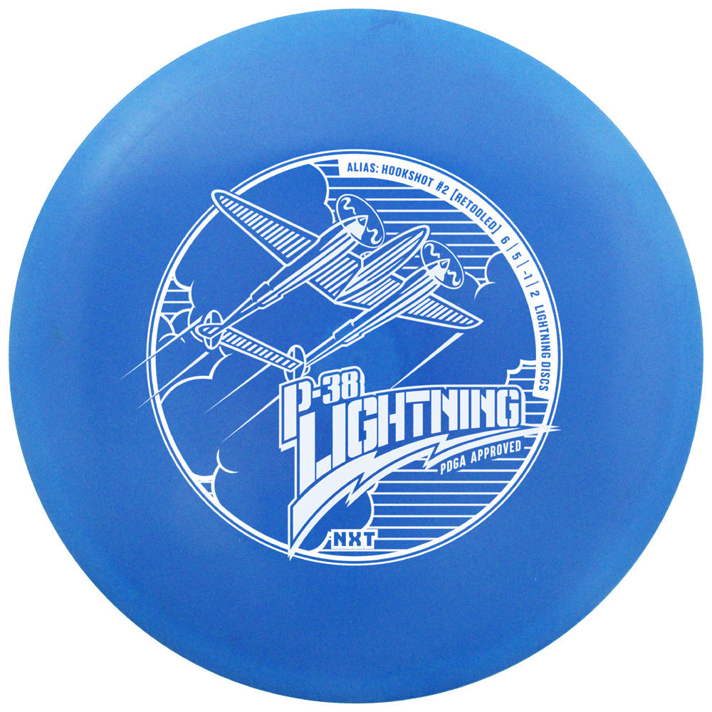 Disco de golf de calle Lightning NXT P-38 #2 Hookshot: distancia y control inigualables