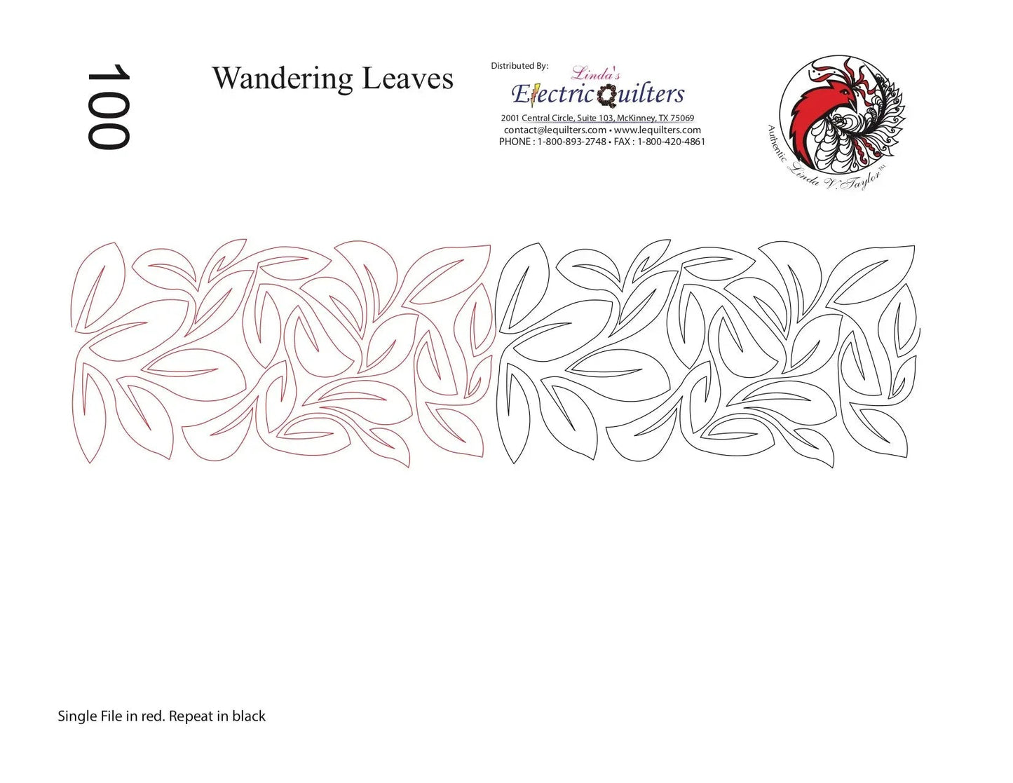 Pantographe 100 Feuilles Errantes par Linda V. Taylor
