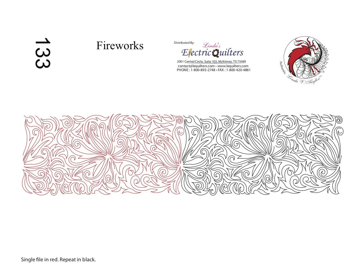 Pantógrafo 133 Fireworks de Linda V. Taylor