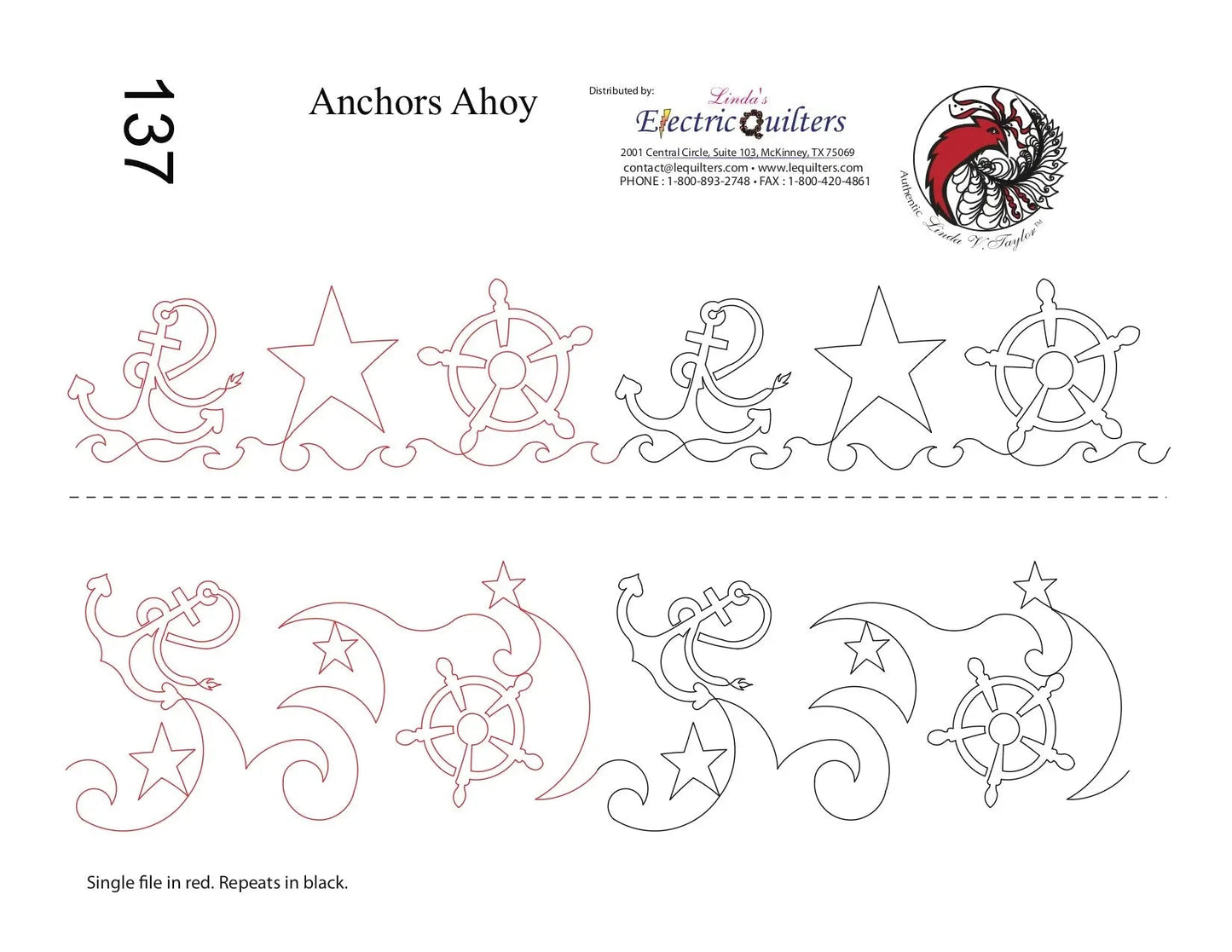 137 Pantographe Anchors Ahoy par Linda V. Taylor