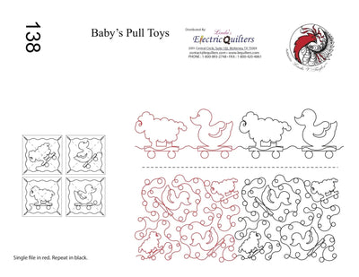 138 Baby Pull Toys Pantograph by Linda V. Taylor