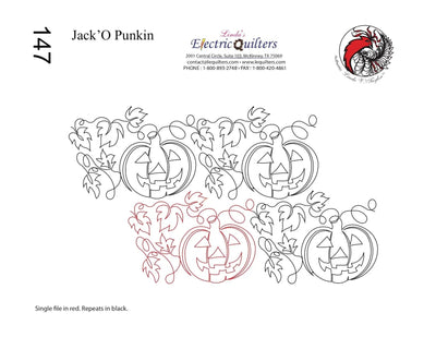 147 Jack O'Punkin Pantographe par Linda V. Taylor