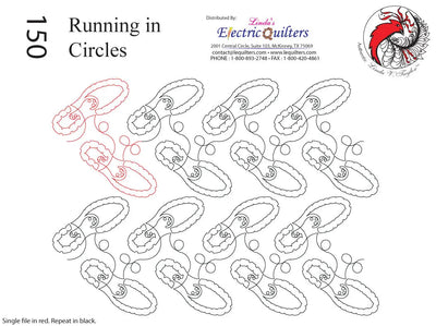 Pantógrafo 150 Running In Circles de Linda V. Taylor