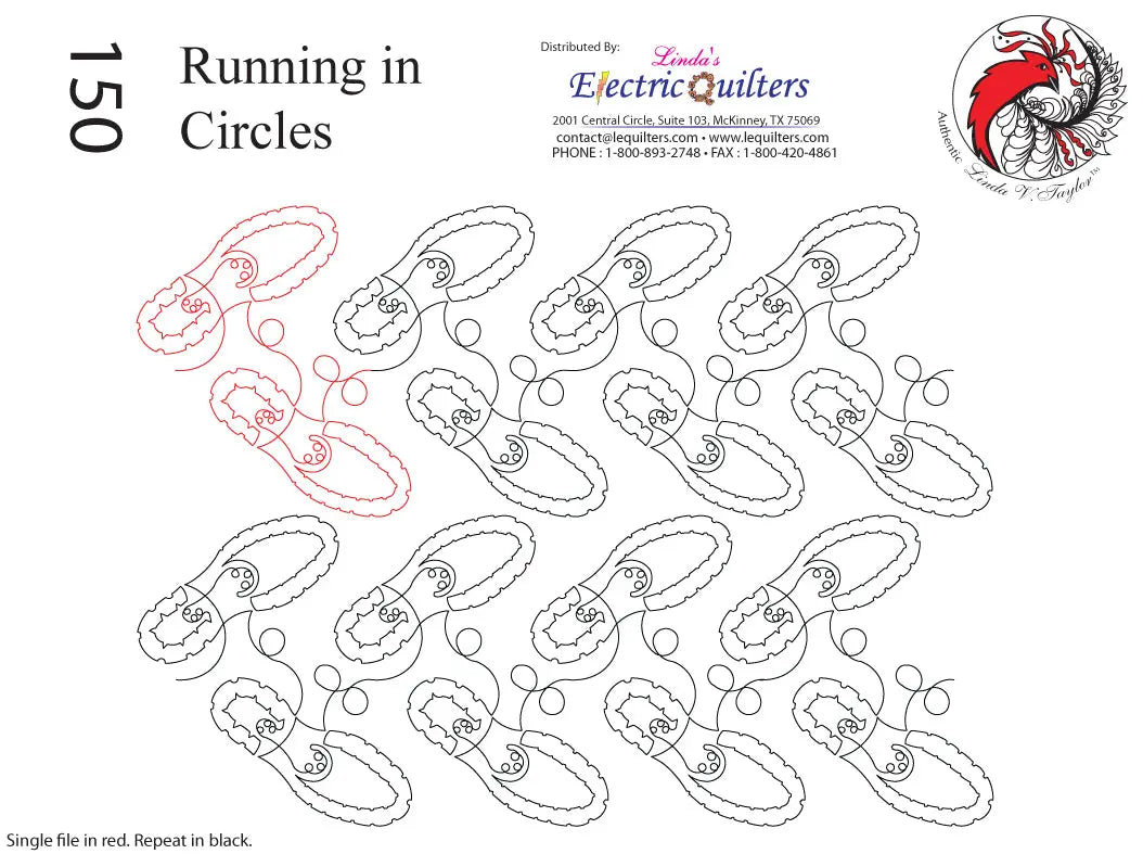 Pantógrafo 150 Running In Circles de Linda V. Taylor