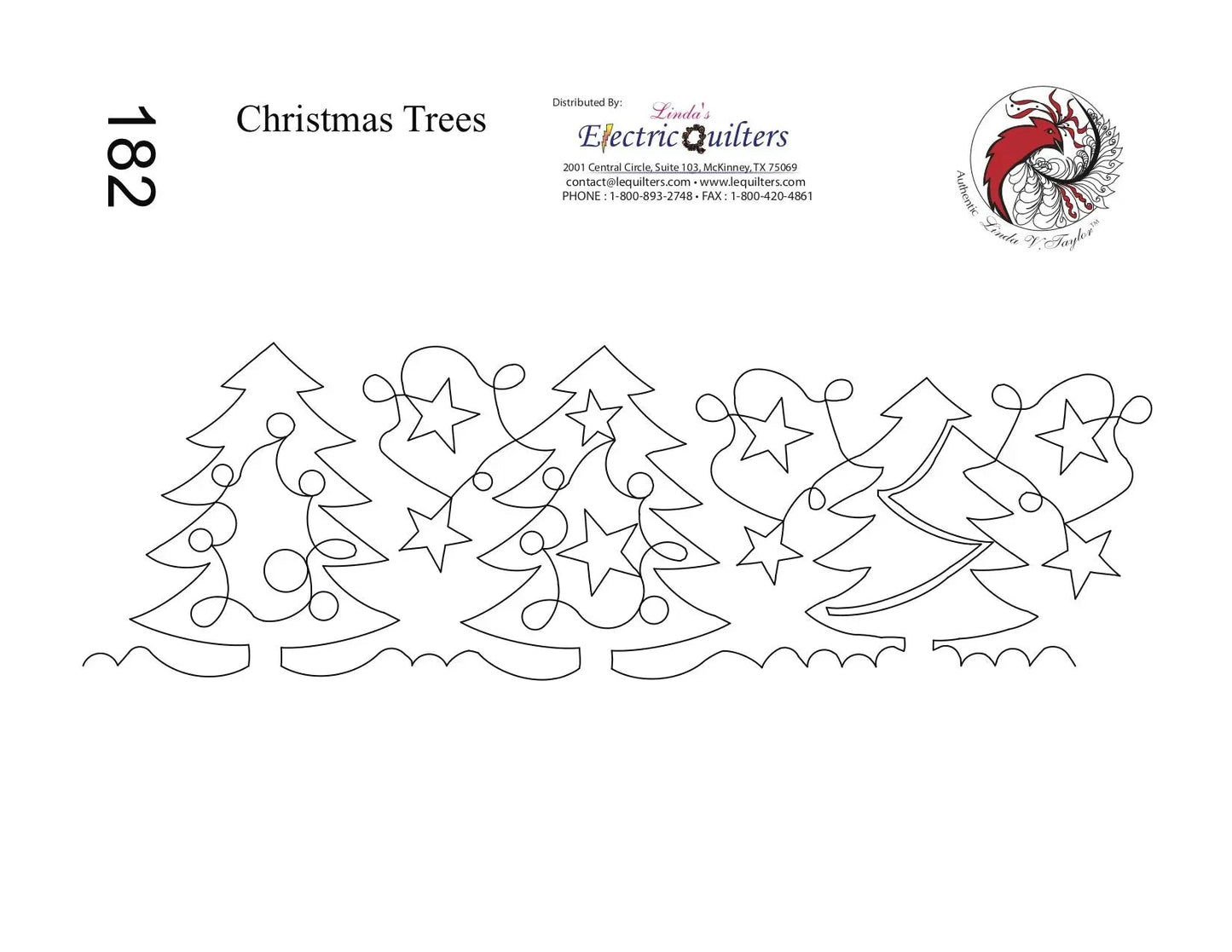 182 Pantógrafo de Árboles de Navidad por Linda V. Taylor