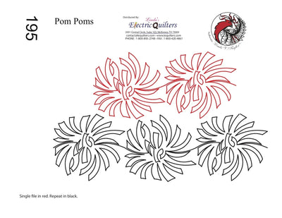 Pantógrafo 195 Pom Poms de Linda V. Taylor