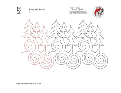 224 Pignes et Tourbillons Pantographe par Linda V. Taylor