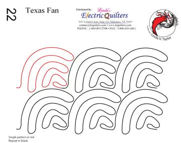 Texas Fan Pantograph by Linda V. Taylor